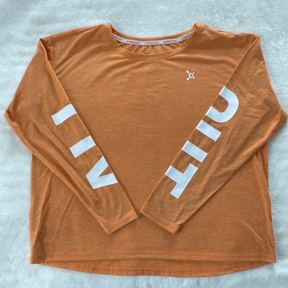 Orange Theory Women’s All Out long sleeve shirt M medium orangetheory